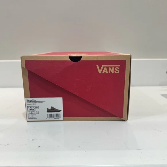 Vans Mid Brown Sneakers Sporty Cushioned Design. - Picture 8 of 9